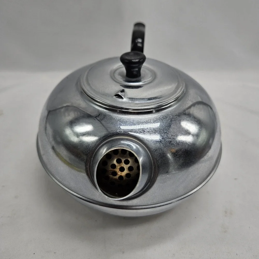 Britdis Chrome 6- cup Tea‎ Pot New Zealand....